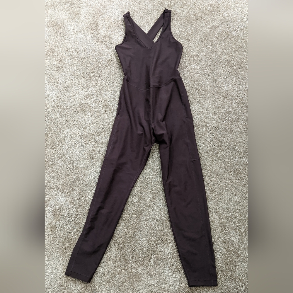Old Navy Powersoft Brown Bodysuit Size Medium
